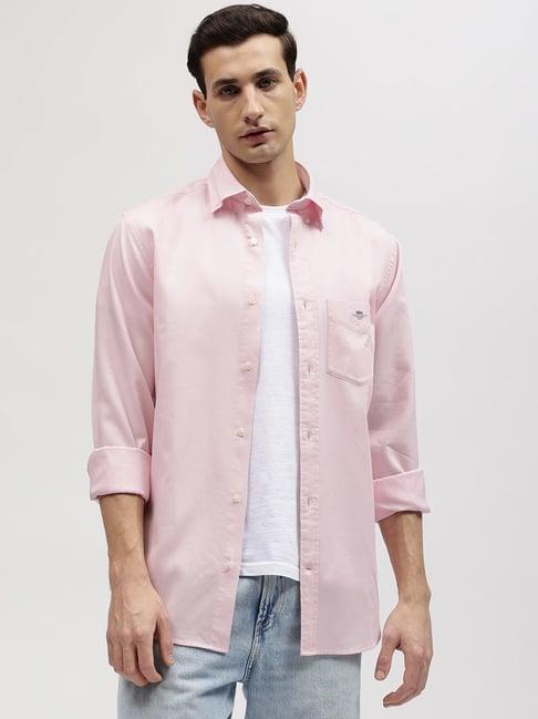 gant solid button down regular fit shirt