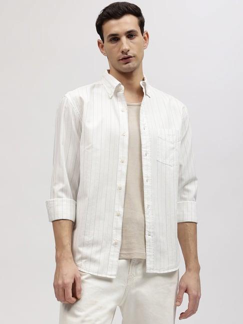 gant striped button down regular fit shirt