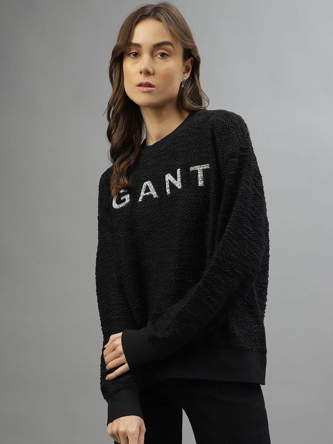 gant typography printed sweatshirt