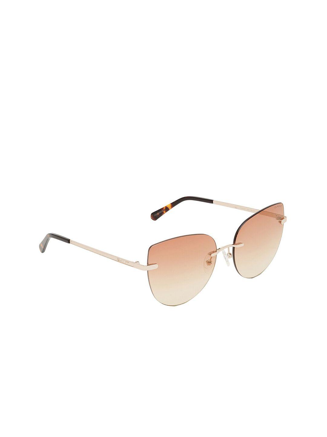 gant women butterfly sunglasses with uv protected lens ga8087 33g