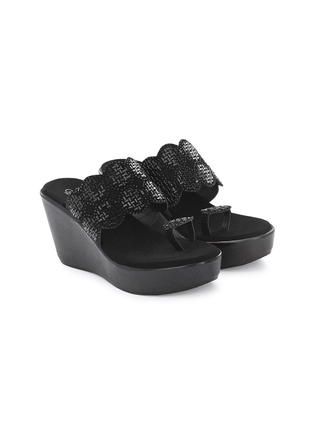 gardin embellished open toe wedges