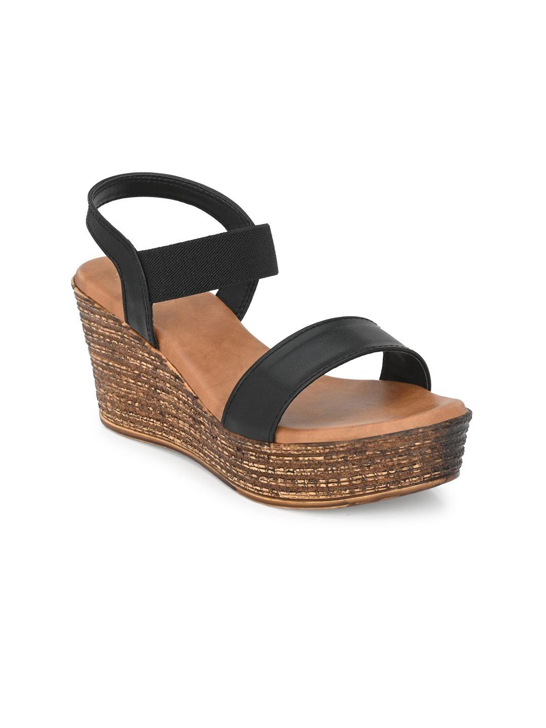 gardin open toe wedges with backstrap