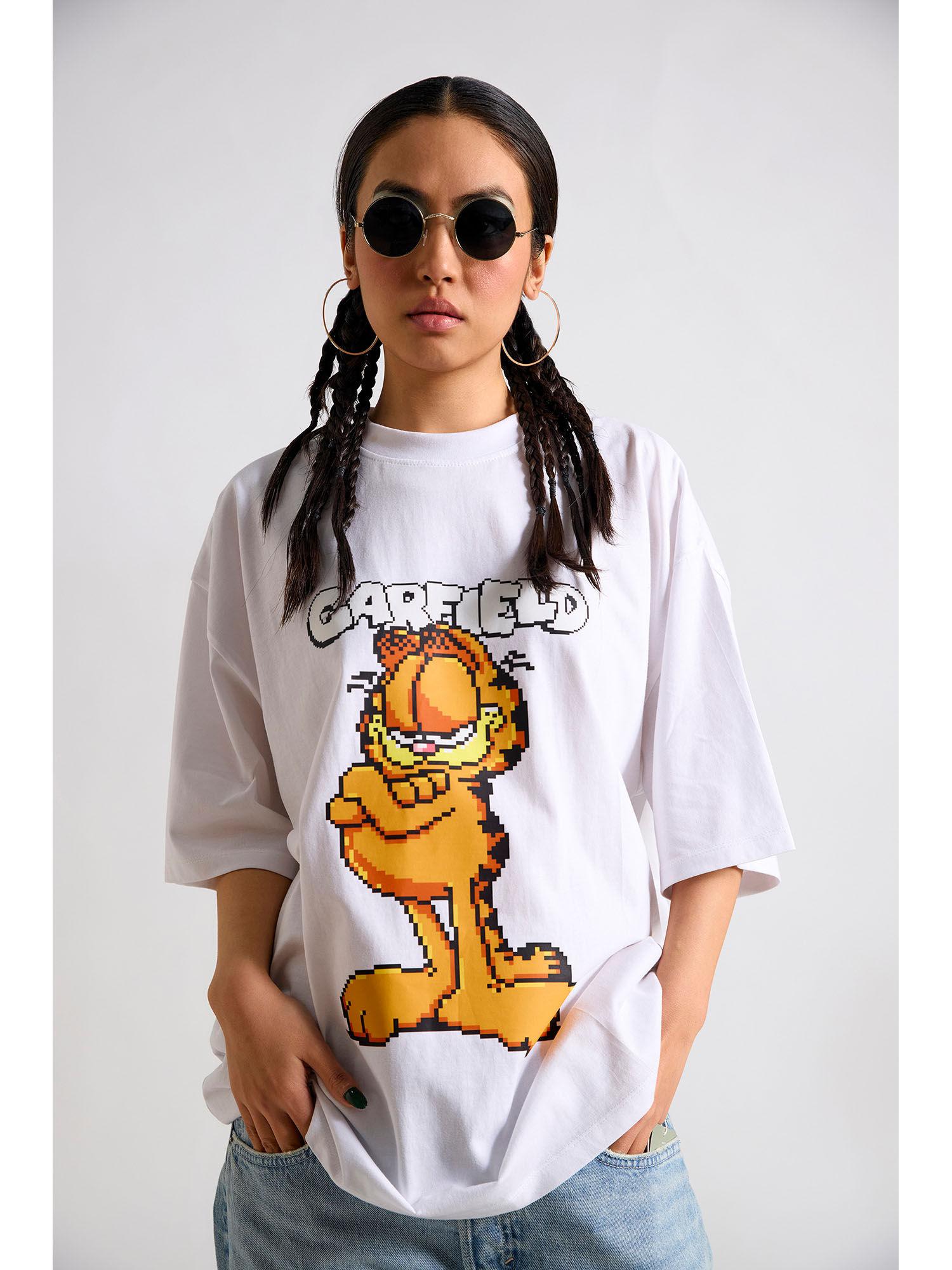 garfield mr. attitude oversized t-shirt