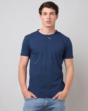 garment dyed open end hand dry jersey t-shirt