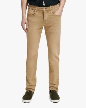 garment dyed ralston regular slim fit jeans