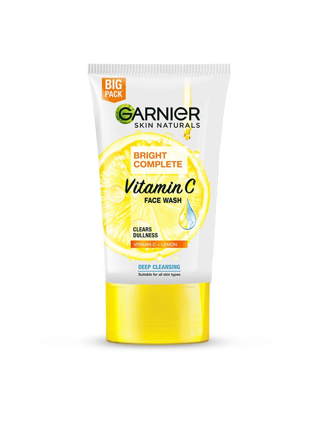 garnier bright complete lemon essence brightening face wash - 150 g