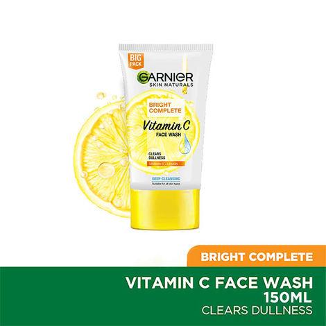 garnier bright complete vitamin c facewash (150 g)