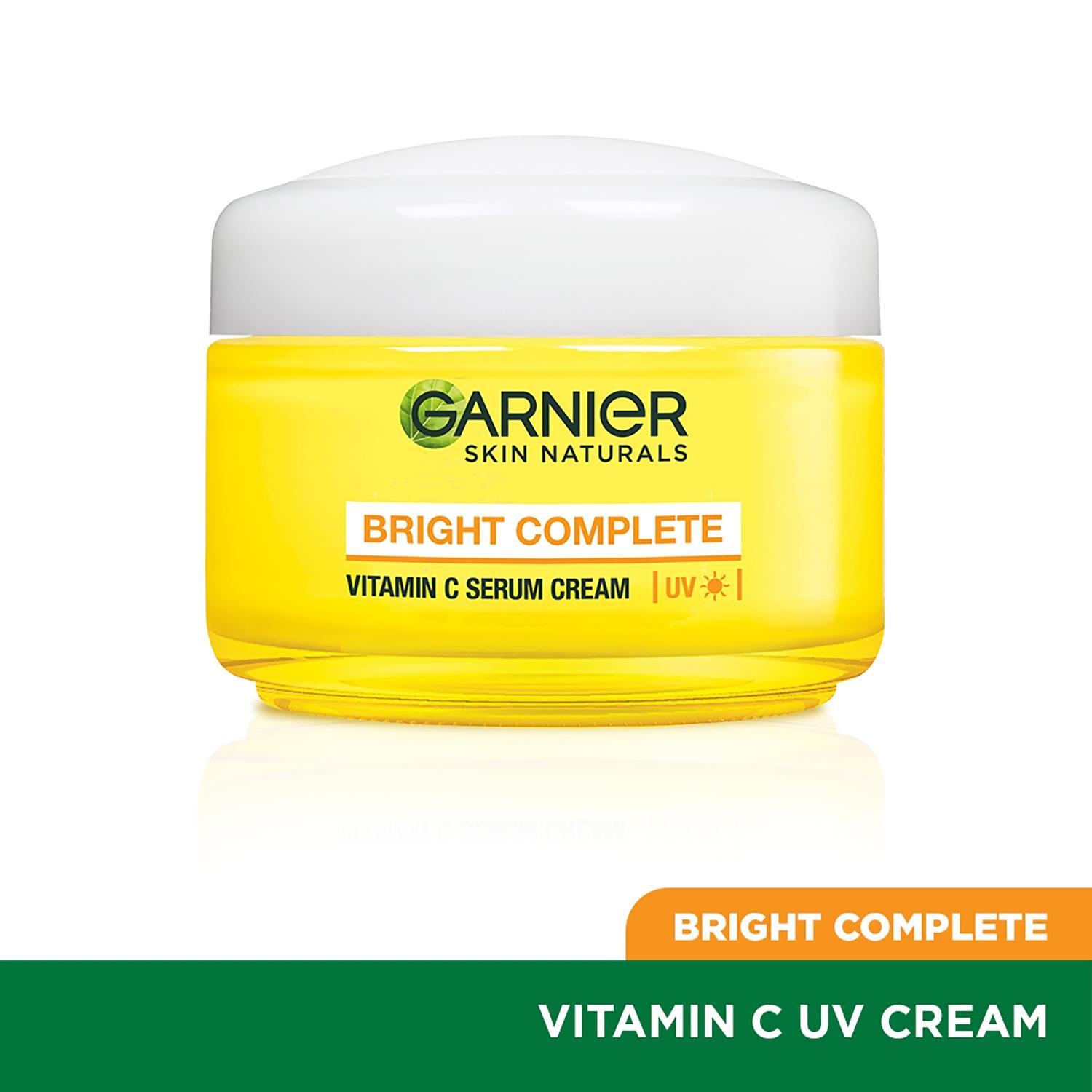 garnier bright complete vitamin c serum cream uv (45g)