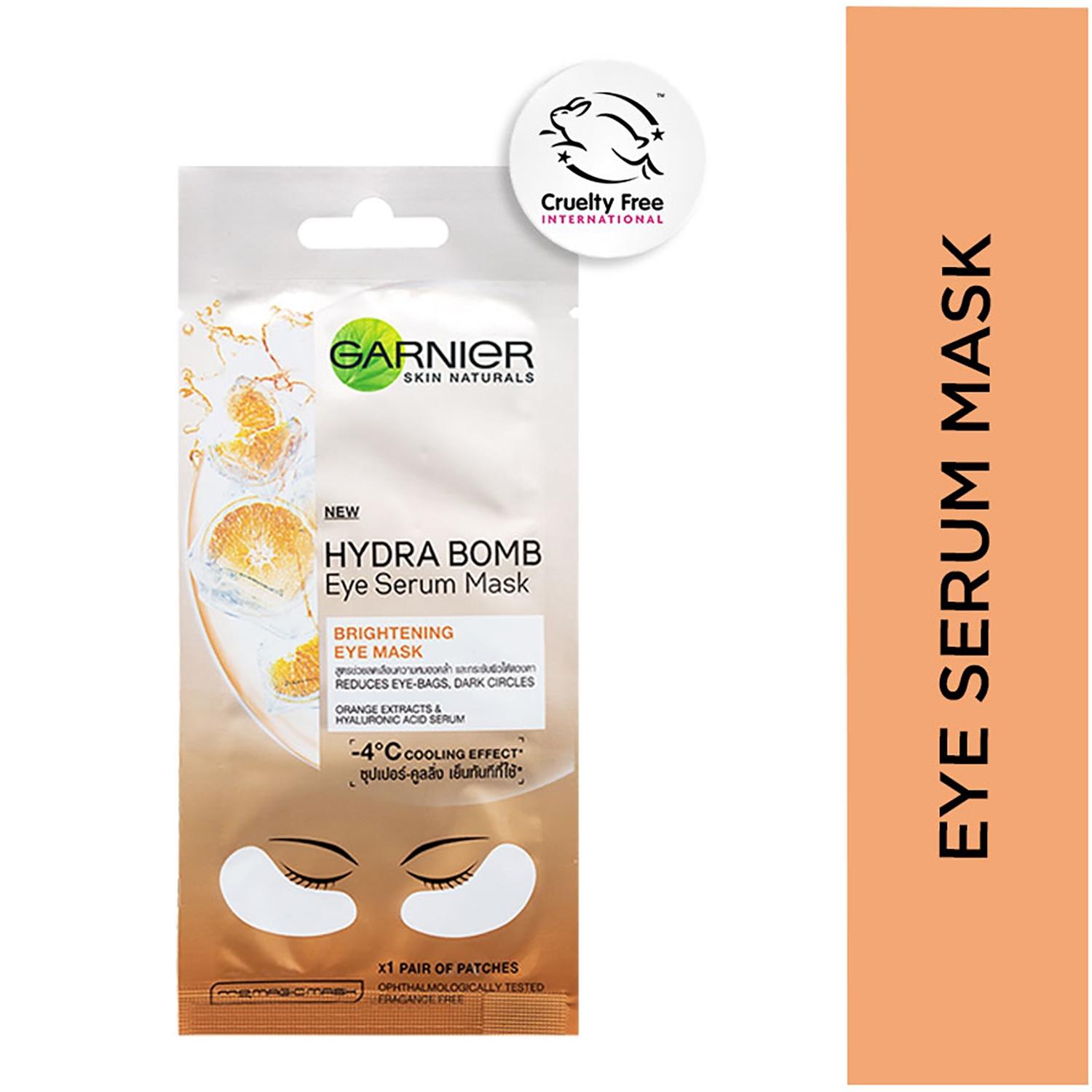 garnier hydra bomb eye serum mask orange (6g)