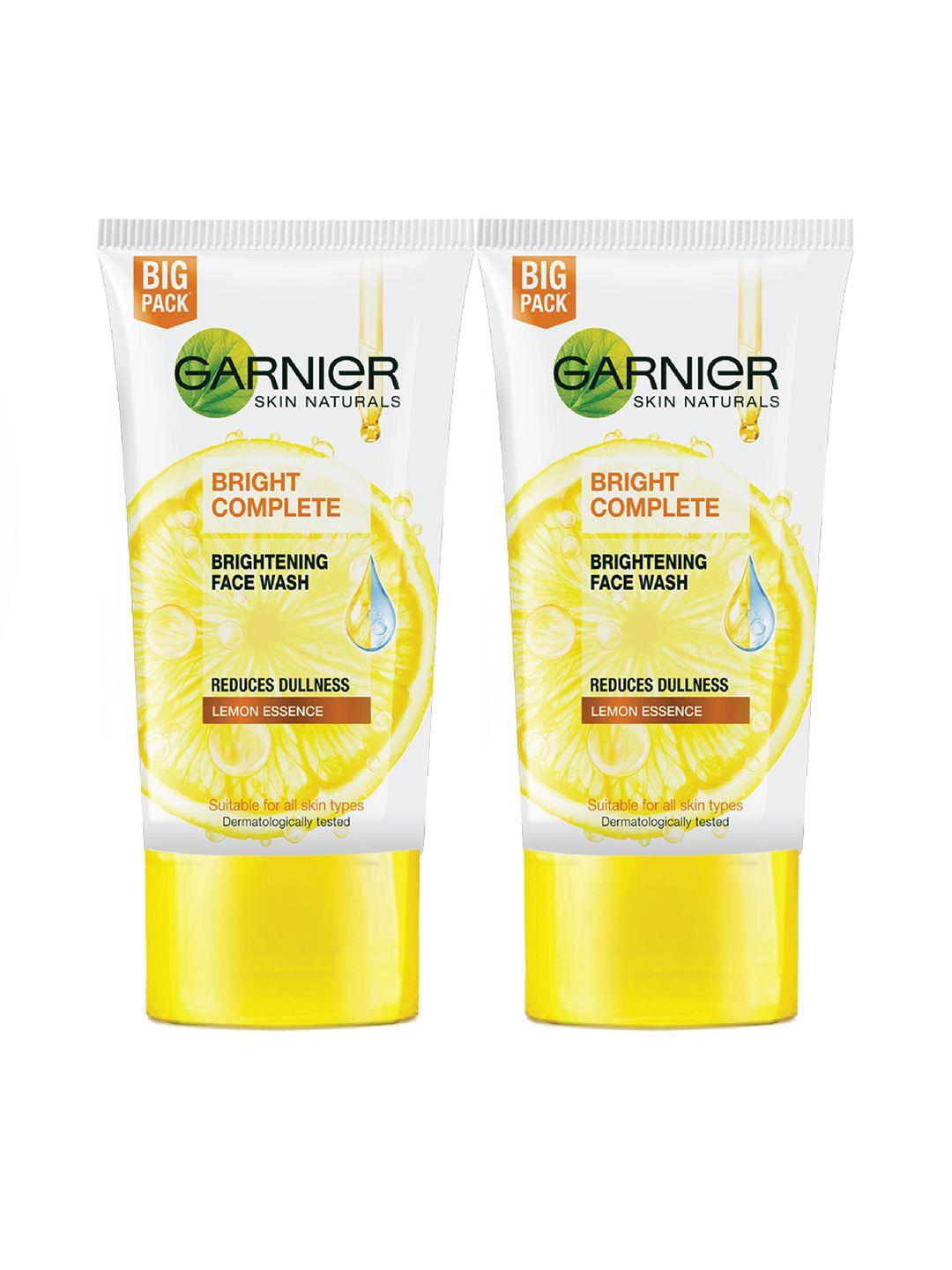 garnier set of 2 bright complete brightening facewash - 150 g each