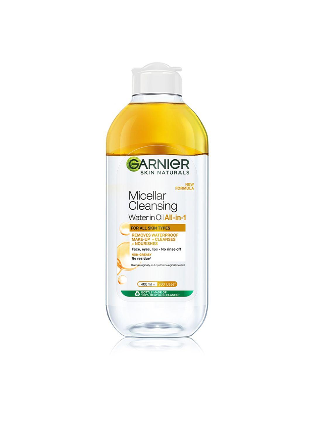 garnier skin naturals oil infused micellar cleansing water 400 ml