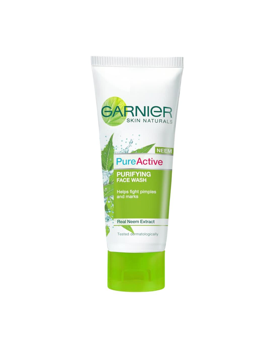 garnier skin naturals pure active neem face wash 100g