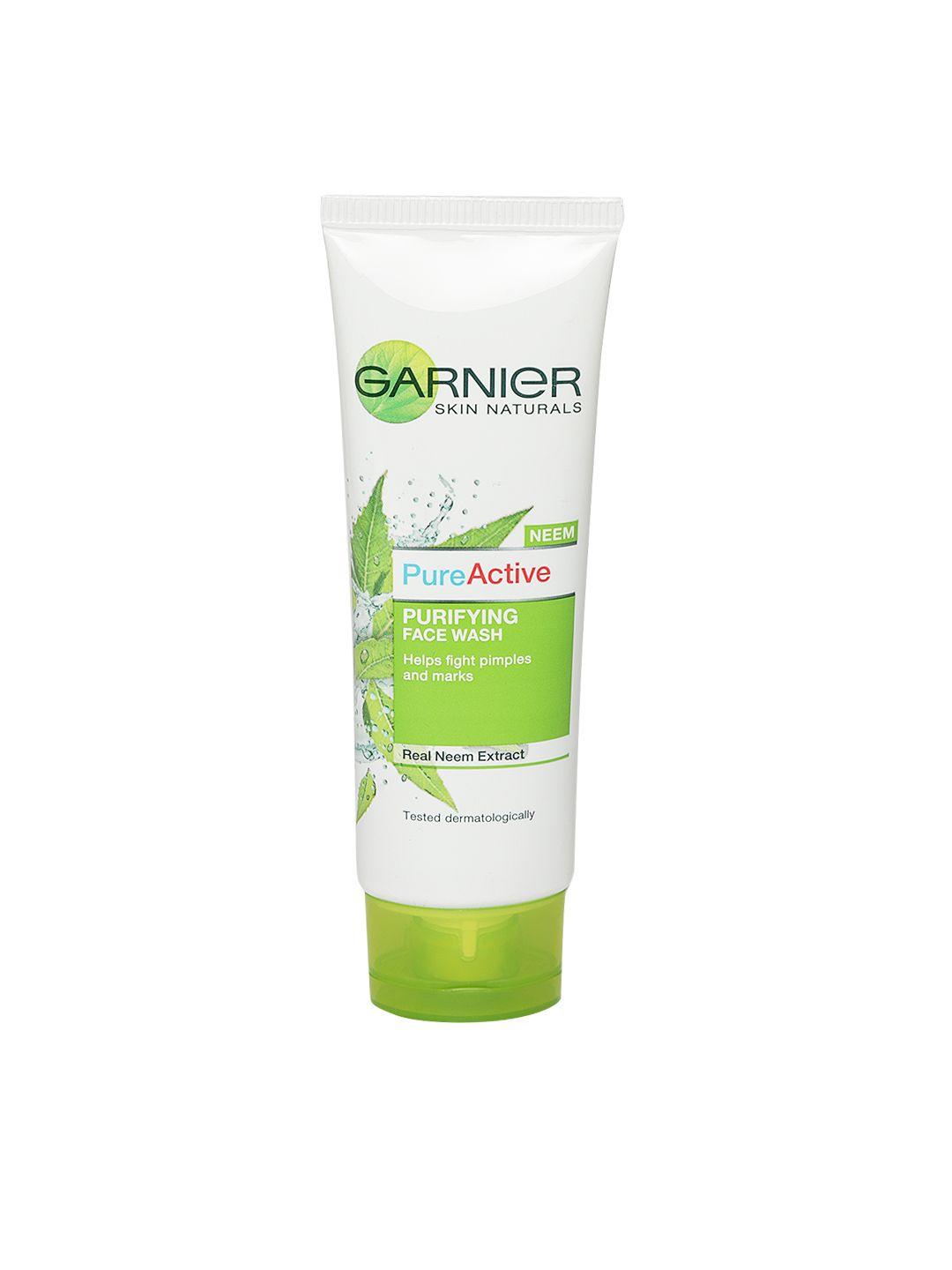 garnier skin naturals pure active real neem extract purifying face wash 50 g