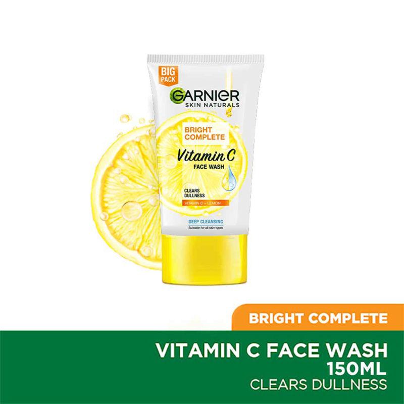 garnier bright complete vitamin c face wash