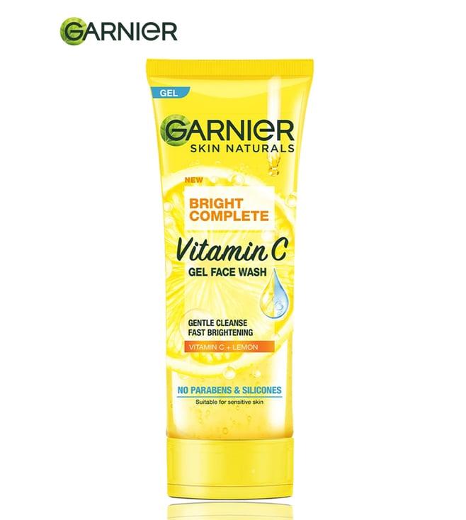 garnier bright complete vitamin c gel facewash - 100 gm