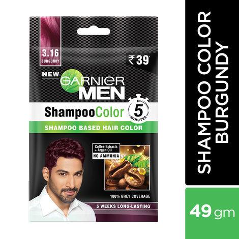 garnier garnier men shampoo color shade 3.16 burgundy