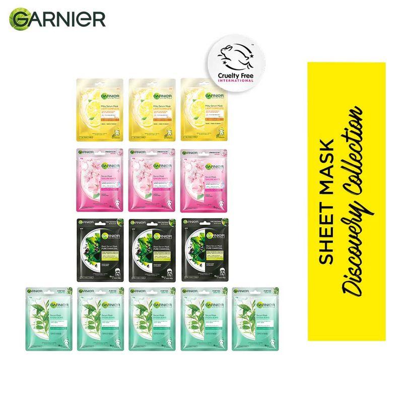 garnier sheet mask discovery collection