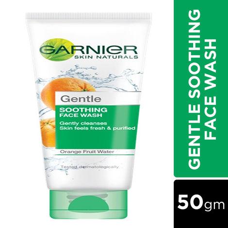 garnier skin naturals, gentle soothing face wash, ( 50 g)