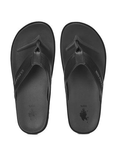 garry 3.0 men casual solid black flipflops