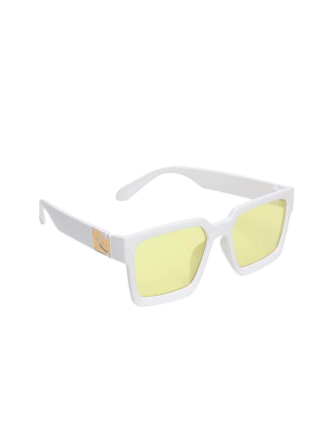 garth unisex lens & square sunglasses with uv protected lens