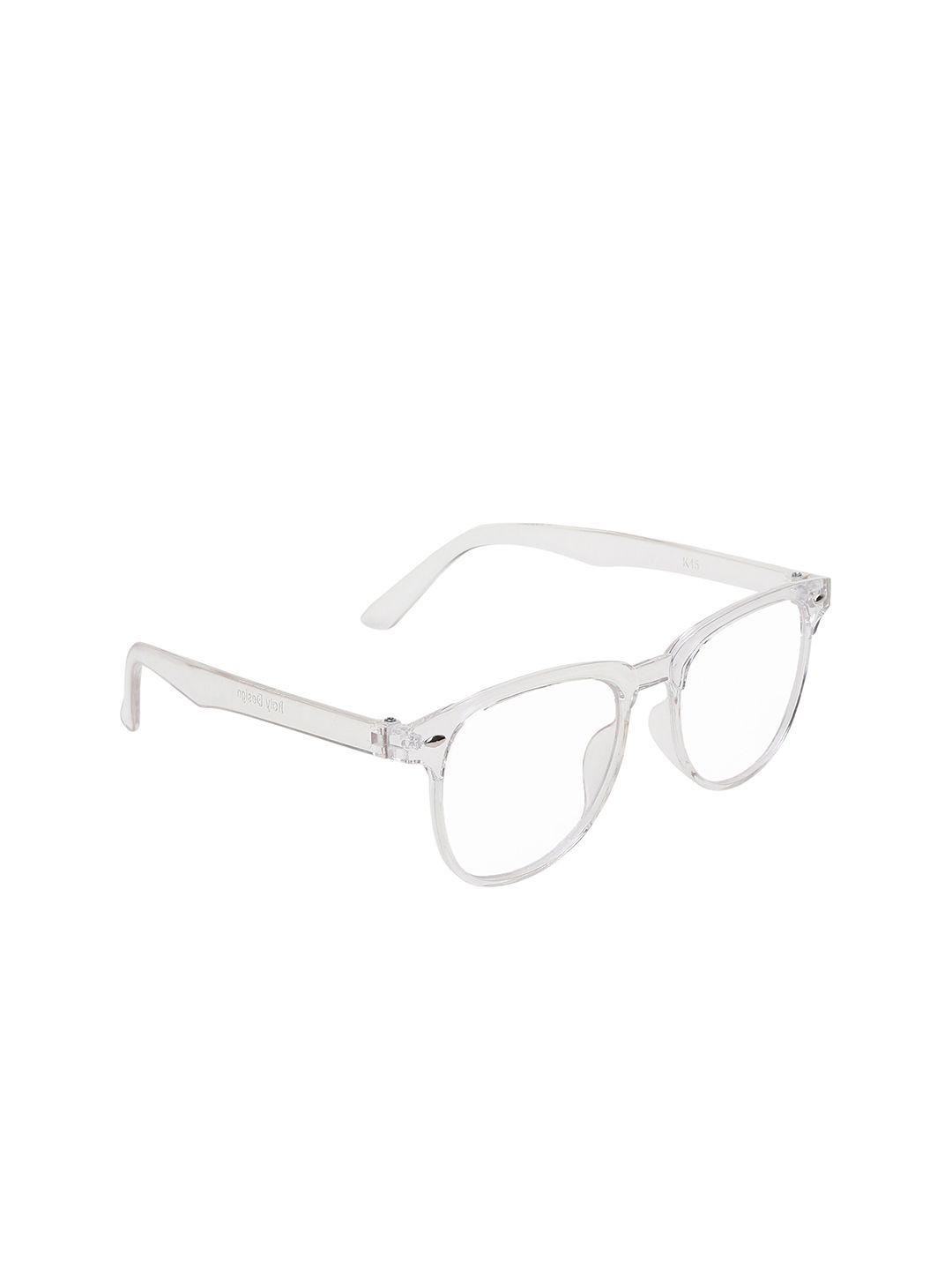 garth unisex lens & wayfarer sunglasses with uv protected lens
