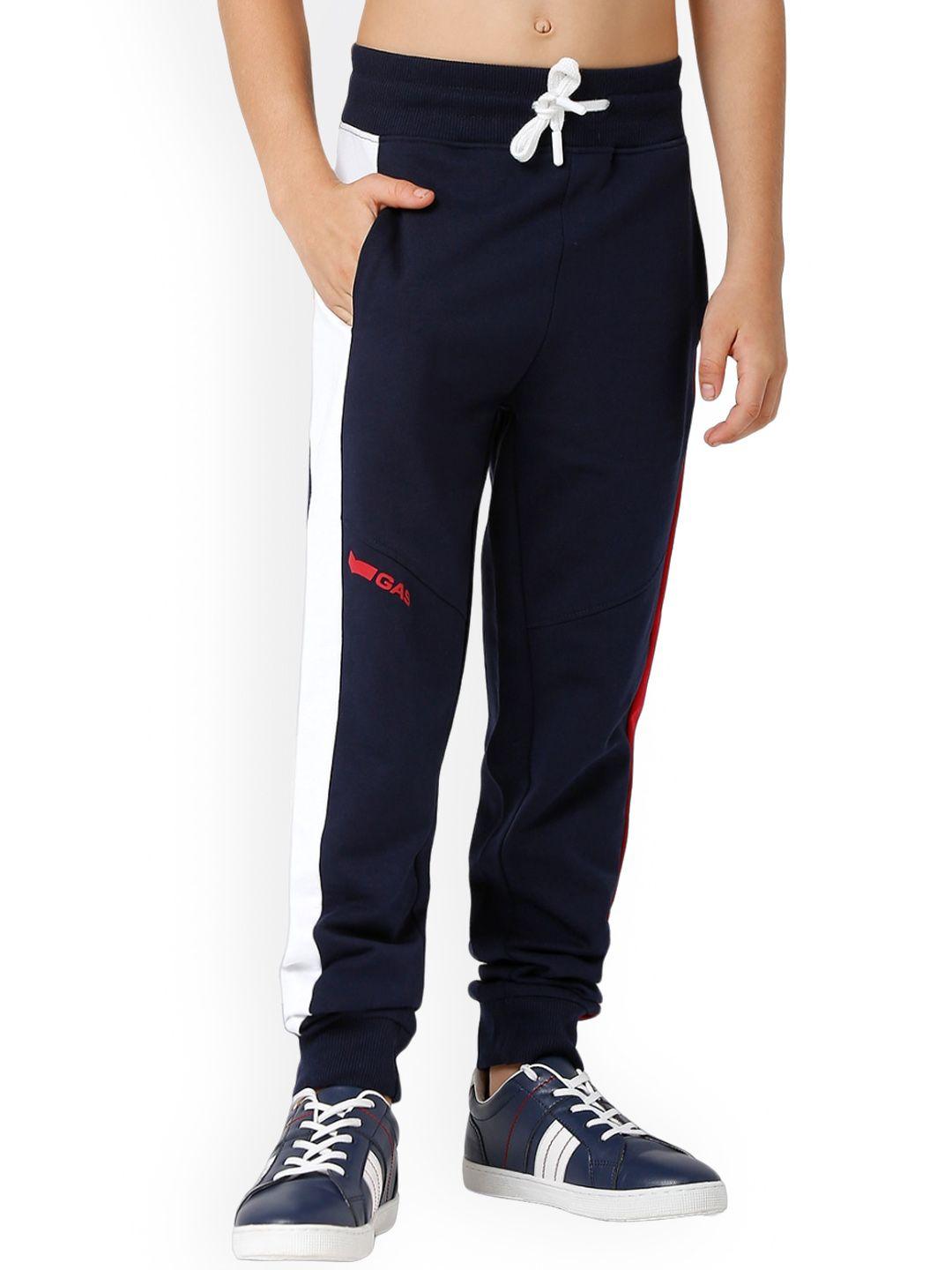 gas boys colorblocked mid-rise joggers