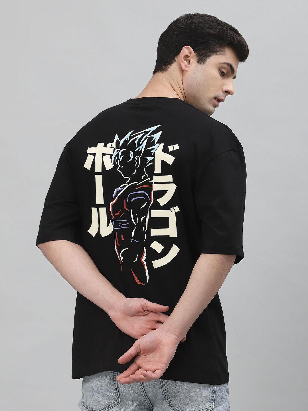 gavin paris graphic printed drop shoulder sleeves cotton oversized fit t-shirt