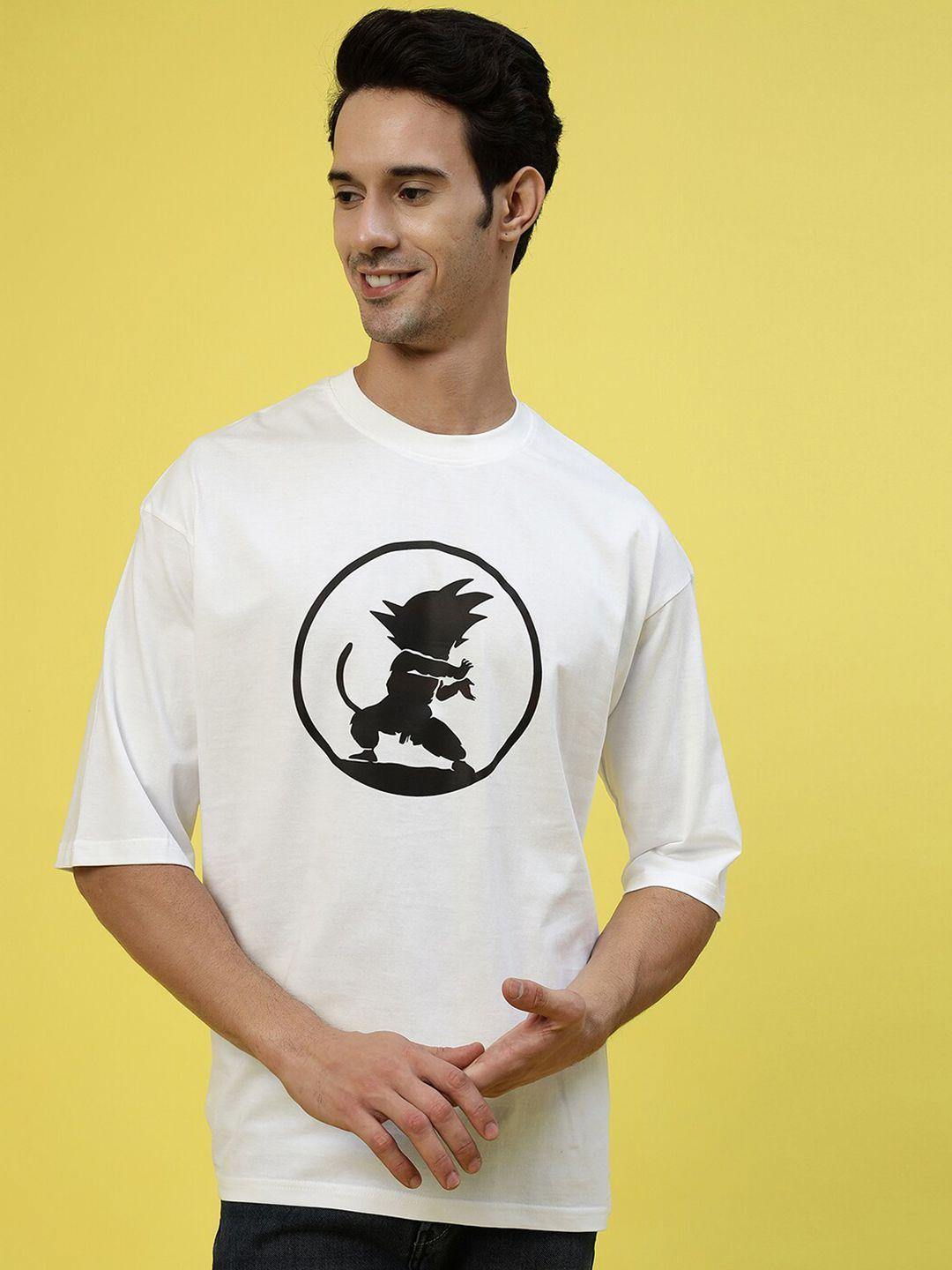 gavin paris graphic printed pure cotton oversized t-shirt