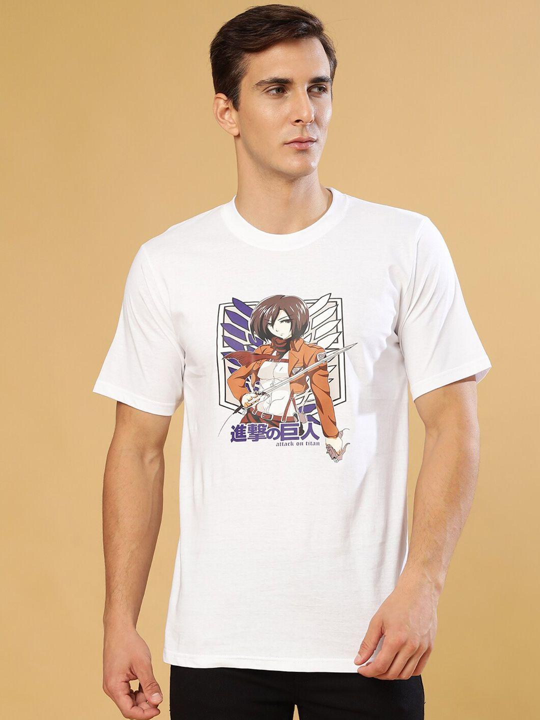 gavin paris graphic printed pure cotton regular fit t-shirt