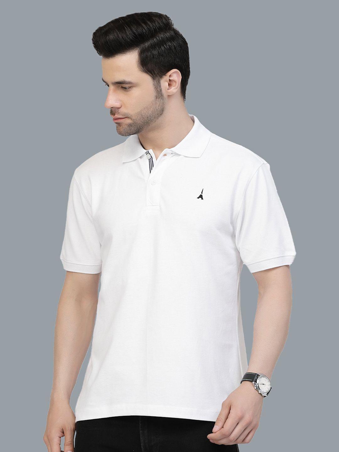 gavin paris polo collar cotton loose t-shirt