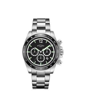 gb05440/04 analogue watch with stainless steel strap