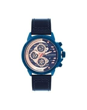 gd-50015 analogue watch with leather strap