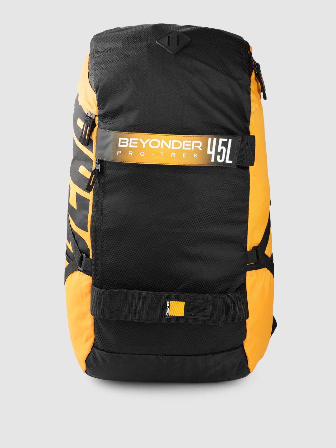 gear unisex colourblocked medium-sized rucksack with laptop compartment 43l