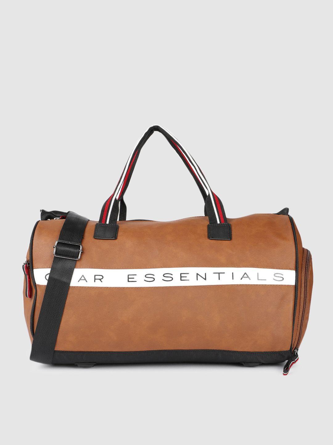 gear unisex duffel bag with brand logo print detail