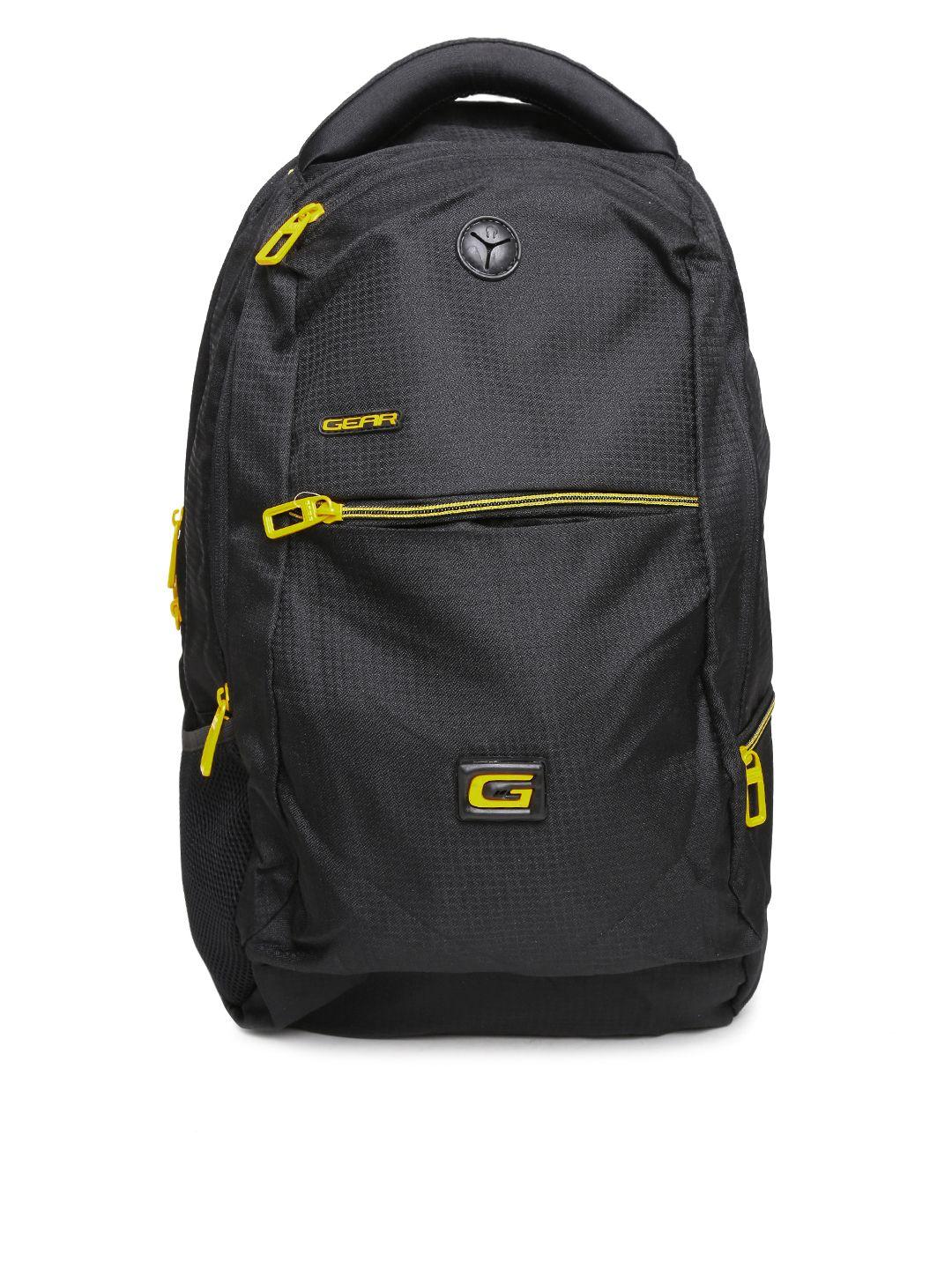 gear unisex black backpack