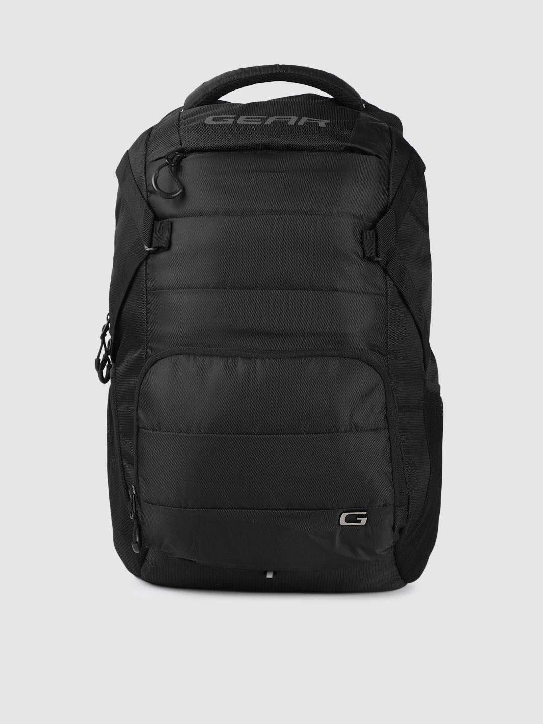 gear unisex black solid aspire laptop backpack