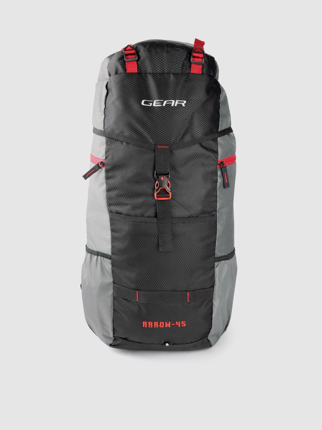 gear unisex colourblocked rucksack- 45l
