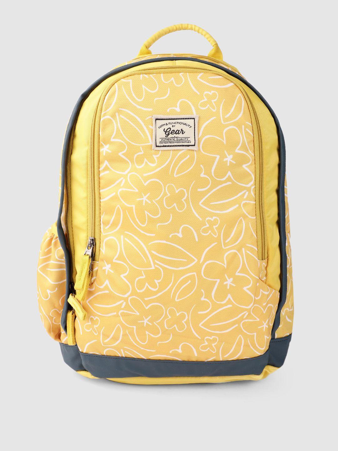 gear unisex floral printed backpack 32l