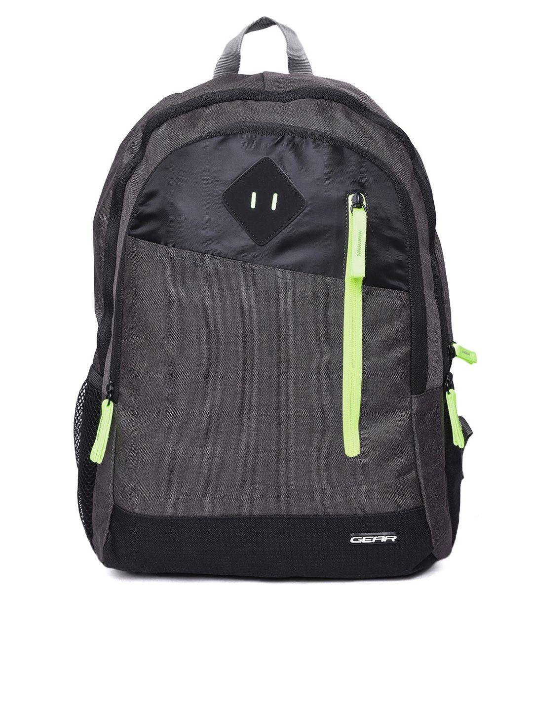 gear unisex grey solid backpack