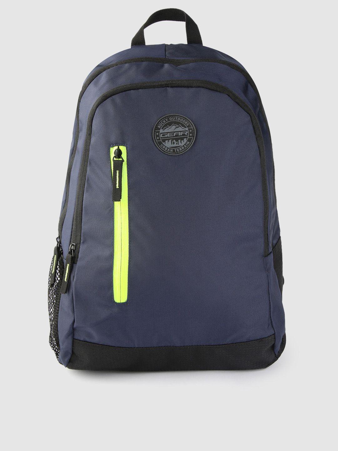gear unisex navy & black eco 4 waterproof backpack