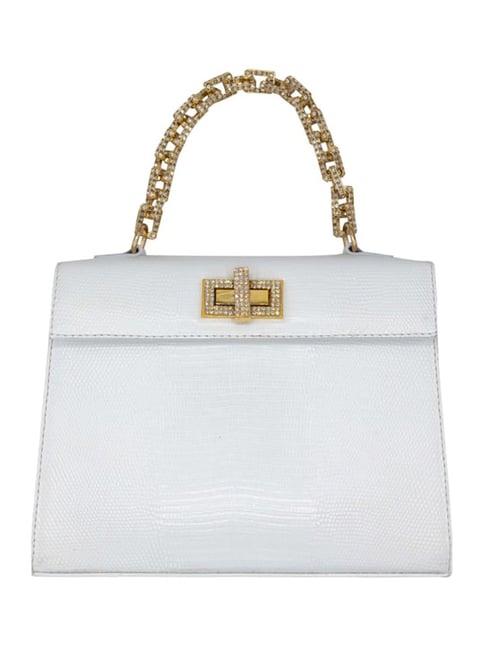 gedebe white sophie animal effect small satchel