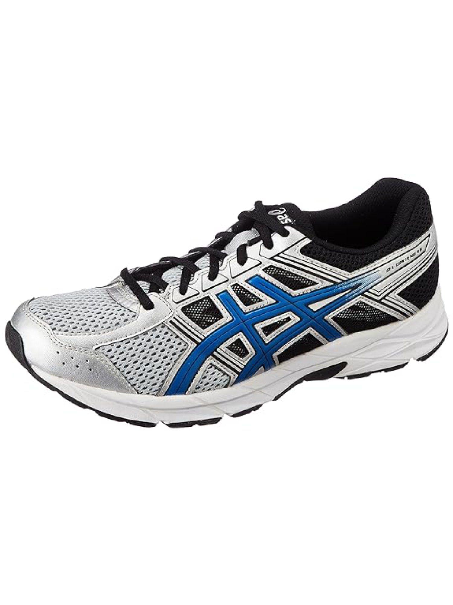 gel-contend 4b silver mens running shoes