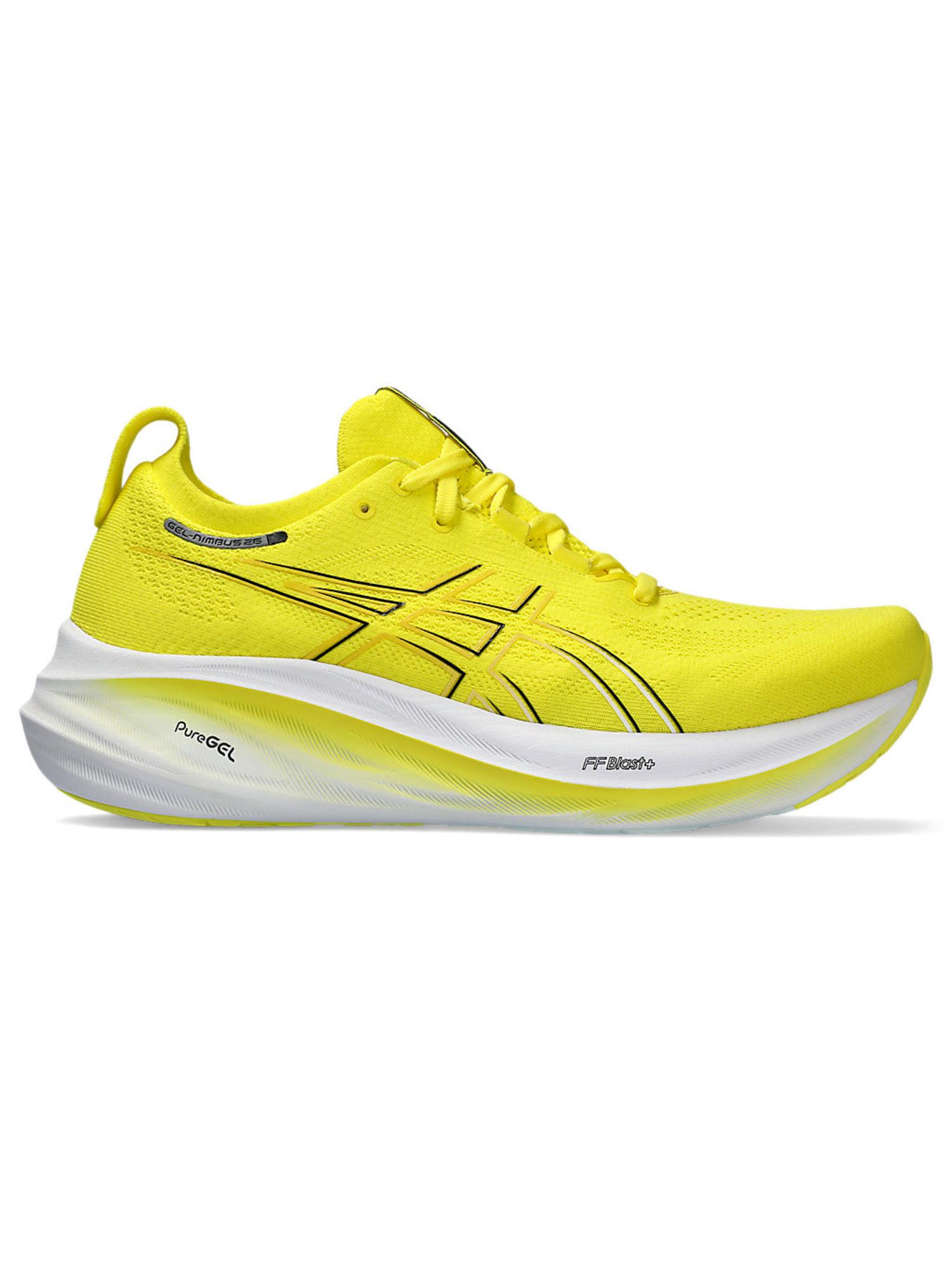 gel-nimbus 26 yellow men running shoes