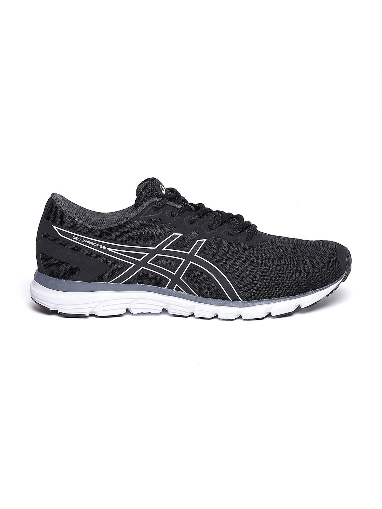 gel zaraca 5 b black mens standard width running shoes