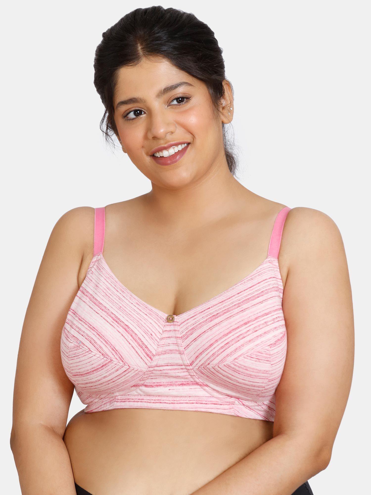 gelato lightly lined non-wired 3-4th coverage super support bra - pink cosmos