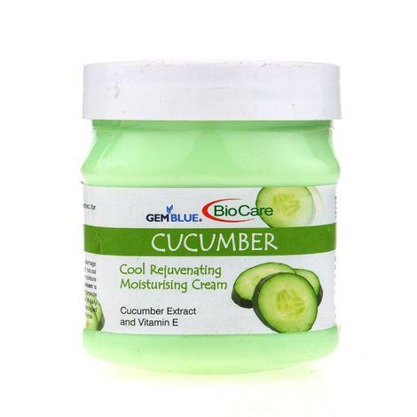 gemblue biocare cucumber cool rejuvating moisturizing cream (500 ml)