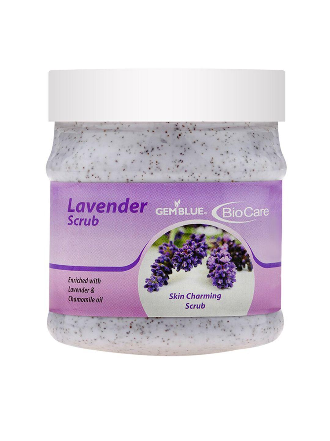 gemblue biocare lavender scrub 500 ml