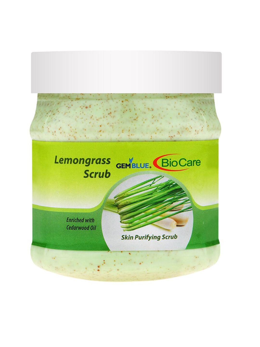 gemblue biocare lemon grass scrub - 500 ml