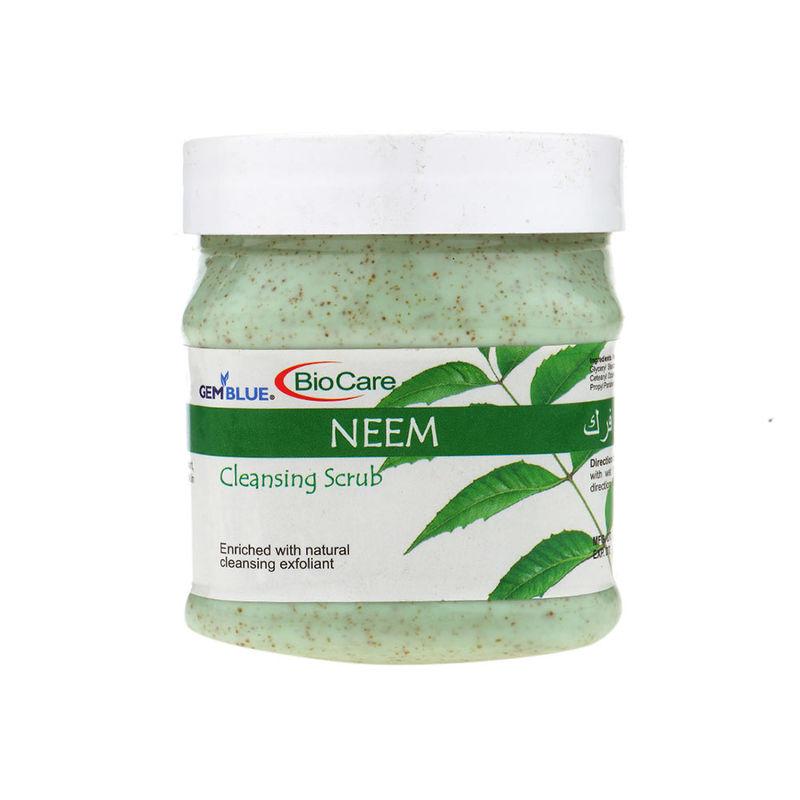 gemblue biocare neem face and body scrub