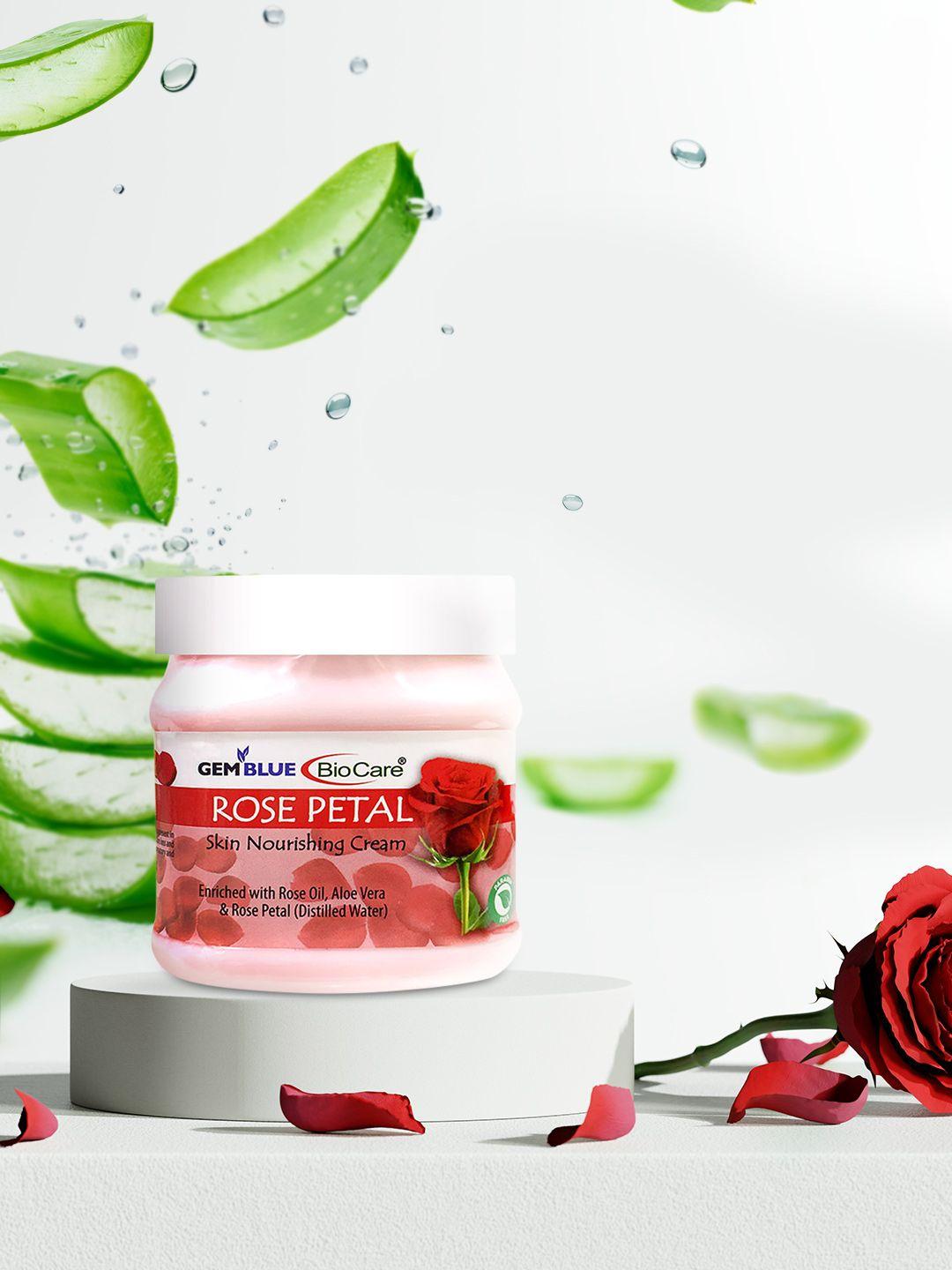gemblue biocare rose petal cream 500ml